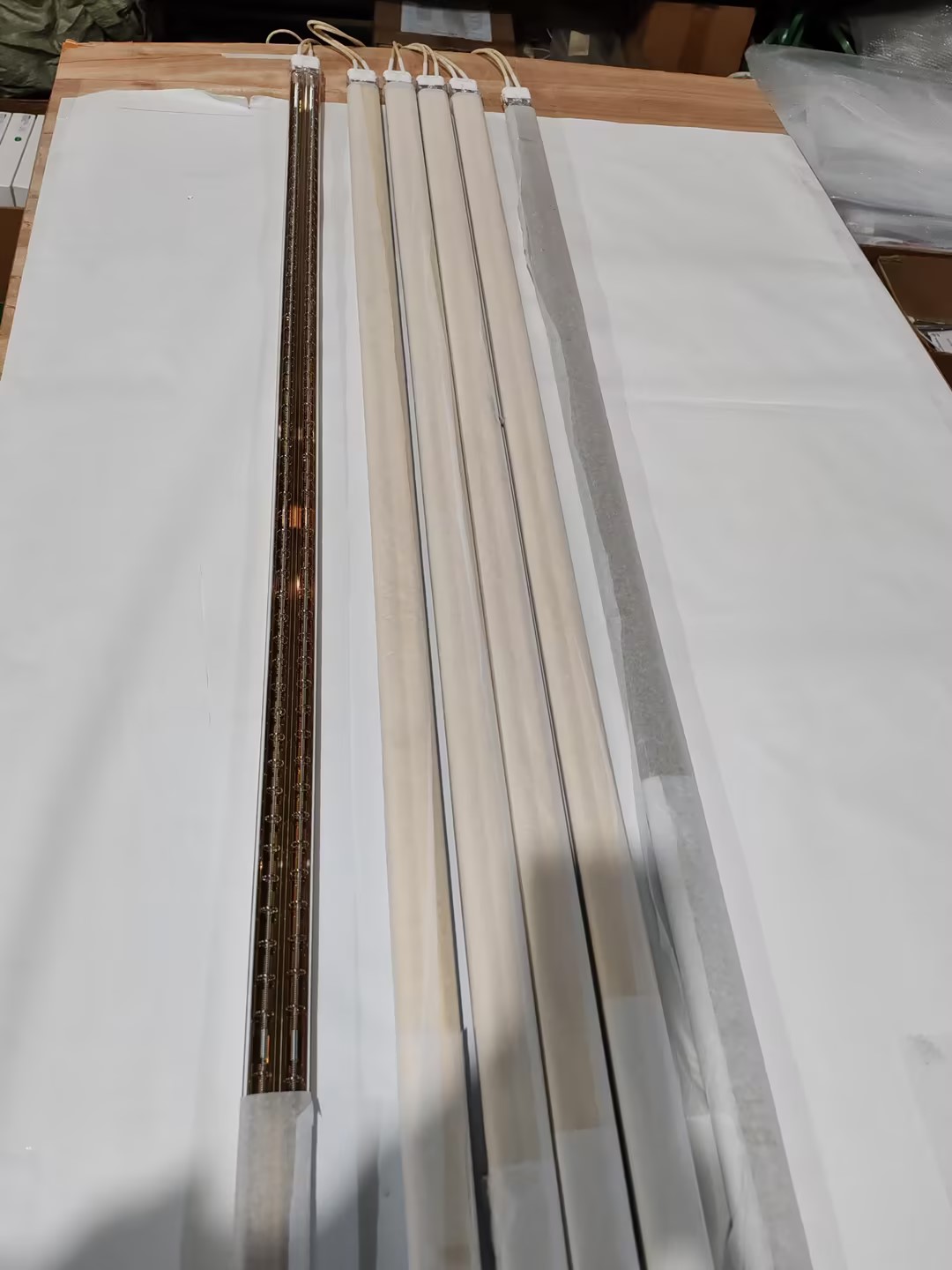 Customize 1000w infrared curing lamp 220V 470mm ruby halogen heating tube