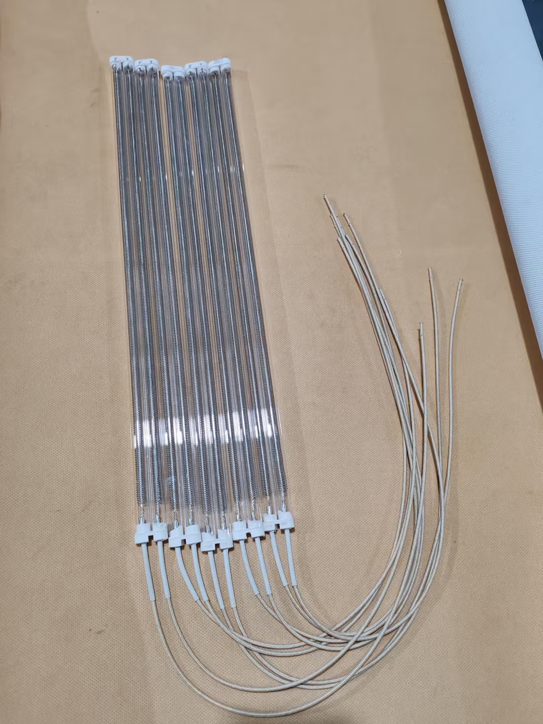 quartz halogen infrared heating