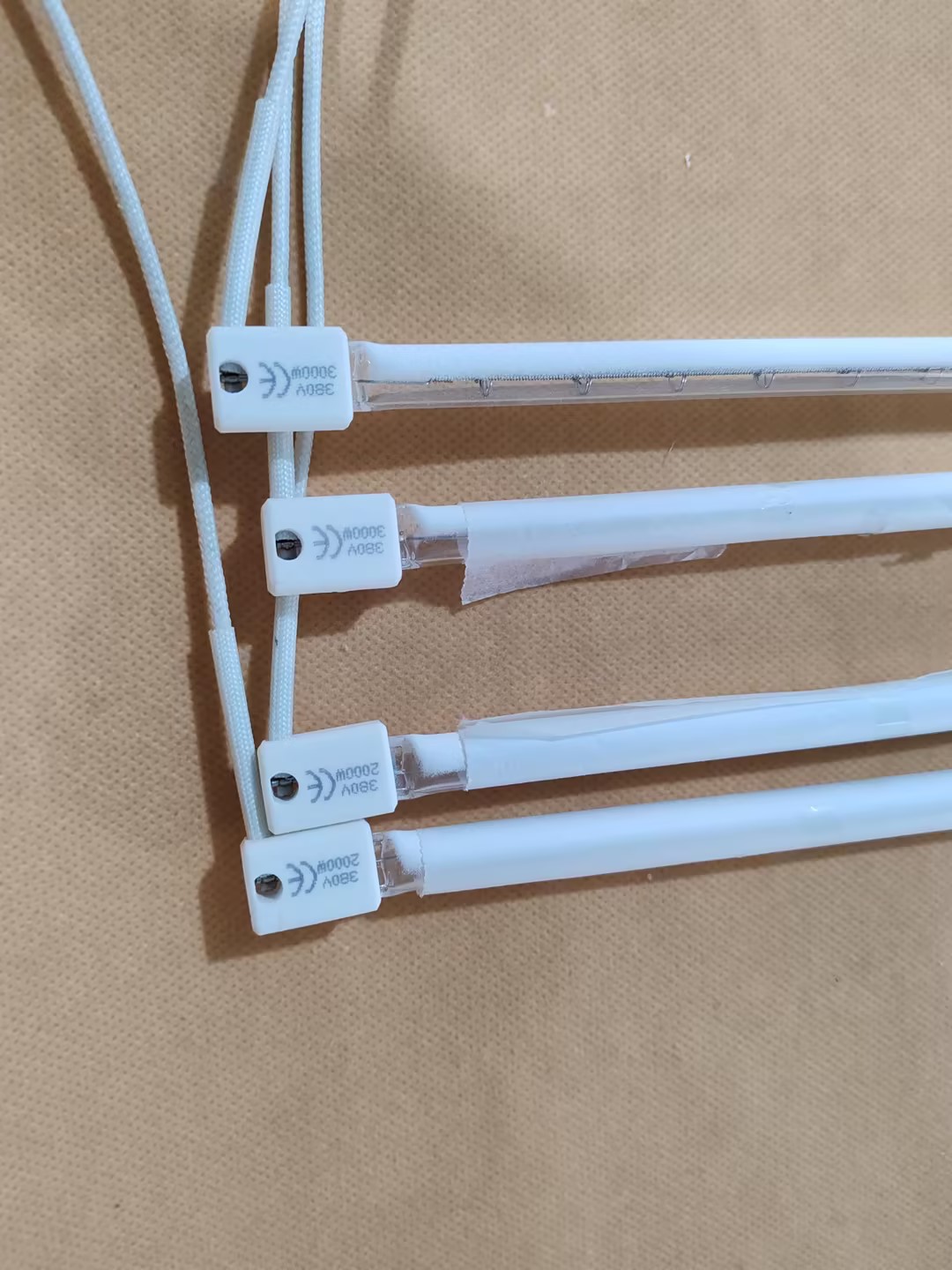 gold jacket infrared halogen heating lamp